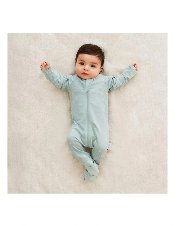 ErgoPouch Layers Long Sleeve Baby Organic Cotton TOG 0.2 Size 3-6 Months Sage image 6