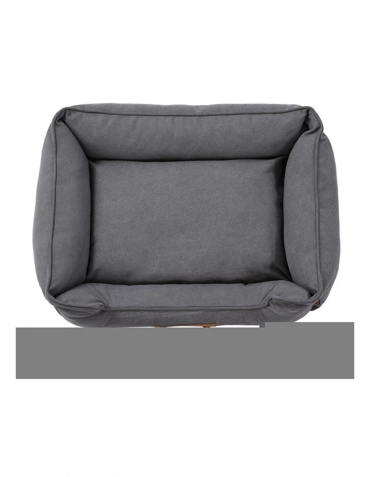 Lighthouse Dog/Pet Walled Canvas Cushion Bed Dark Grey Large 80cm image 3