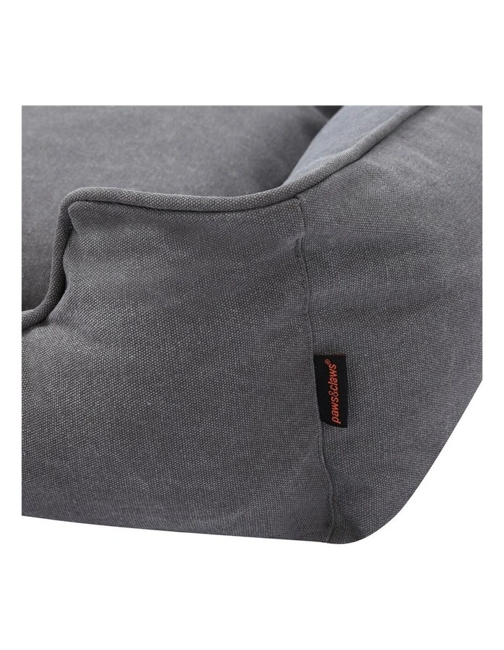 Lighthouse Dog/Pet Walled Canvas Cushion Bed Dark Grey Large 80cm image 6