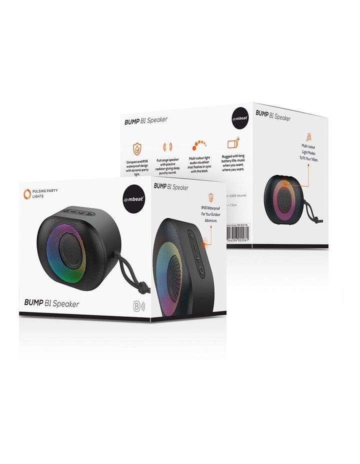 11cm Bump B1 RGB IPX6 Waterproof Bluetooth Wireless Speaker image 4