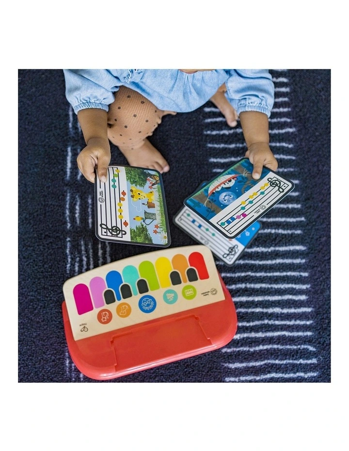 Cals First Melodies Kids 6m  Magic Touch Piano Musical Toy Orange image 3