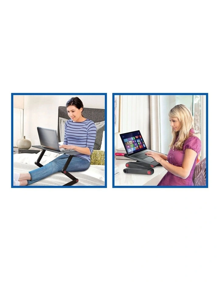 Ergo Worxx Adjustable Laptop Table 55cm in Black image 3