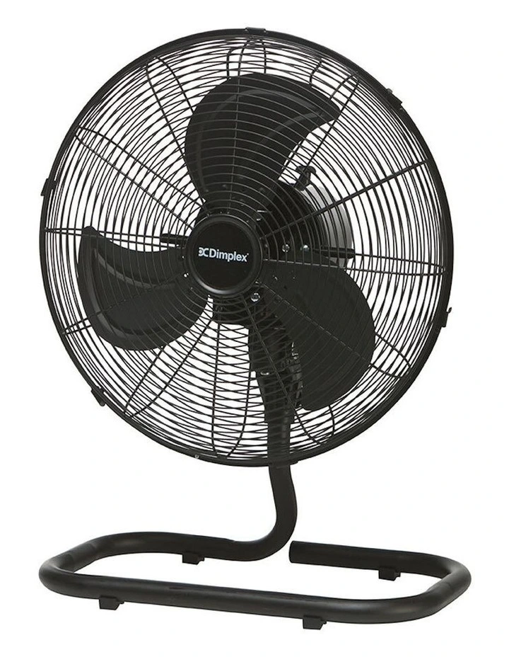 High Velocity Oscillating Floor Fan 50cm in Black image 1
