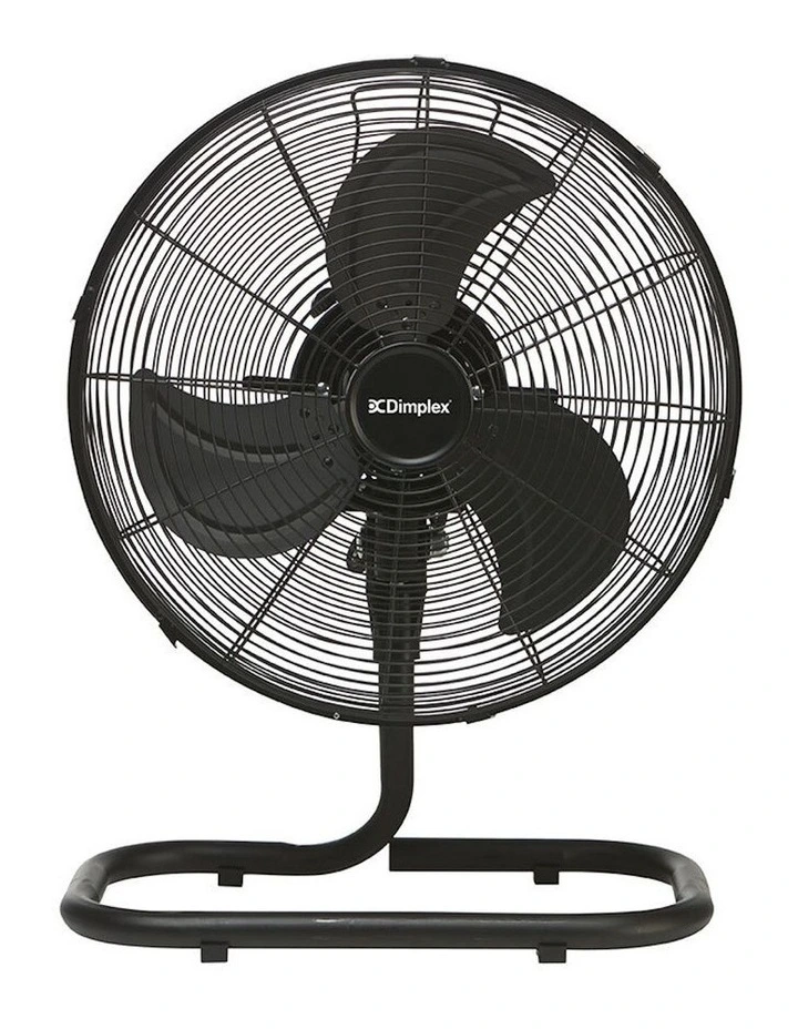 High Velocity Oscillating Floor Fan 50cm in Black image 2