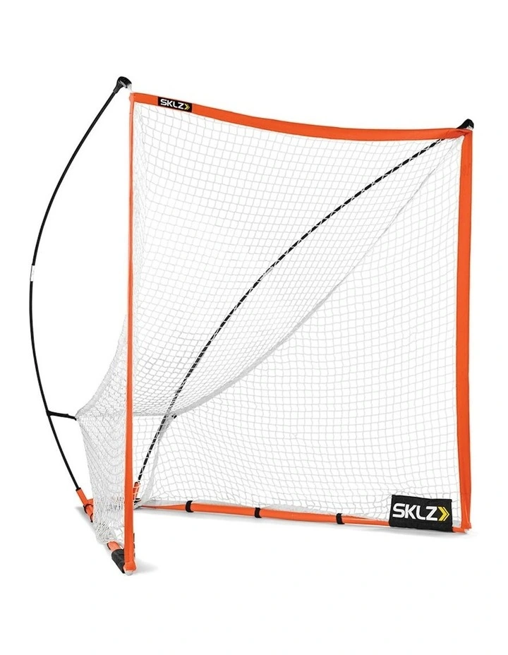 SKLZ 6 Quickster Portable Lacrosse Sports Shooting Drill/Scrimmage Goal Net in Orange image 2