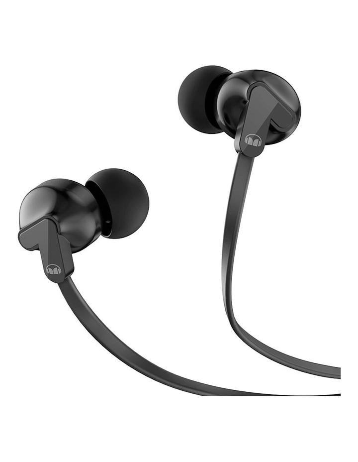 Monster Rave 1.2m V1 Wired In Ear Headphones in Black image 3