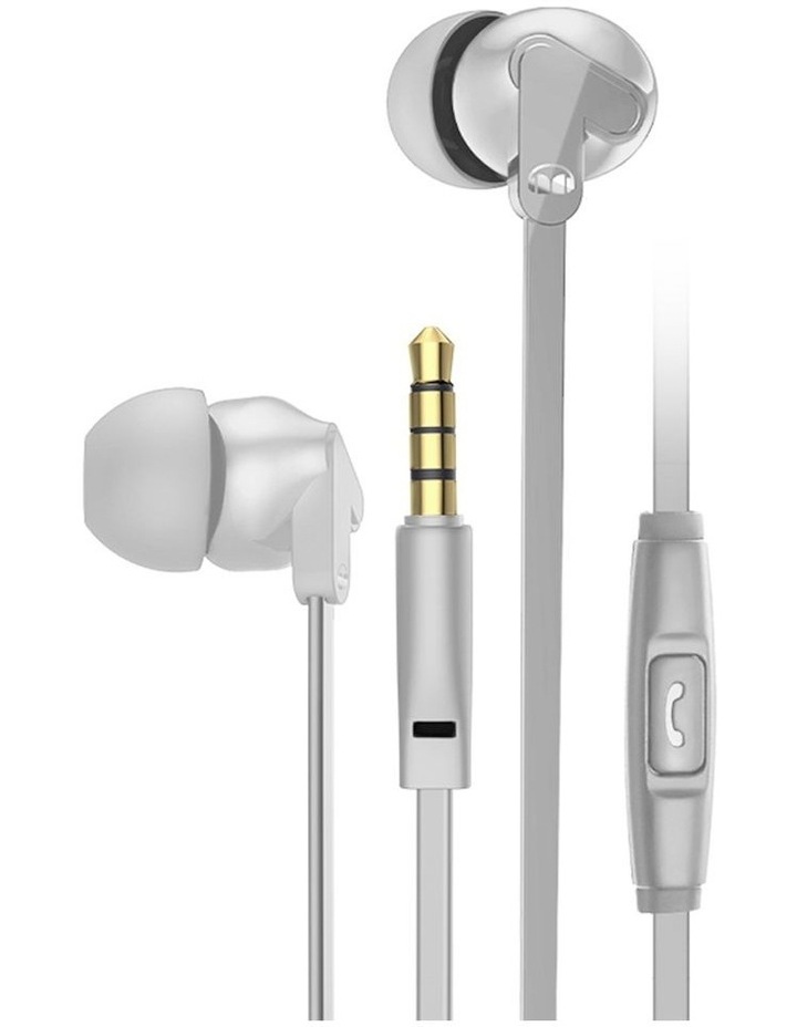 Monster Rave 1.2m V1 Wired In Ear Headphones in Grey