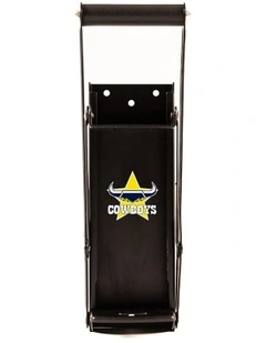 NRL North Queensland Cowboys Can Crusher with Bottle Opener in Black