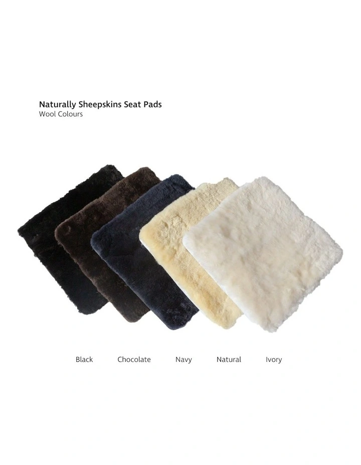 Genuine Sheepskin Seat Pad 40x40cm in Multi image 4