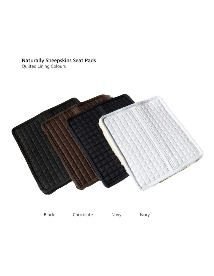 Genuine Sheepskin Seat Pad 40x40cm in Multi image 5