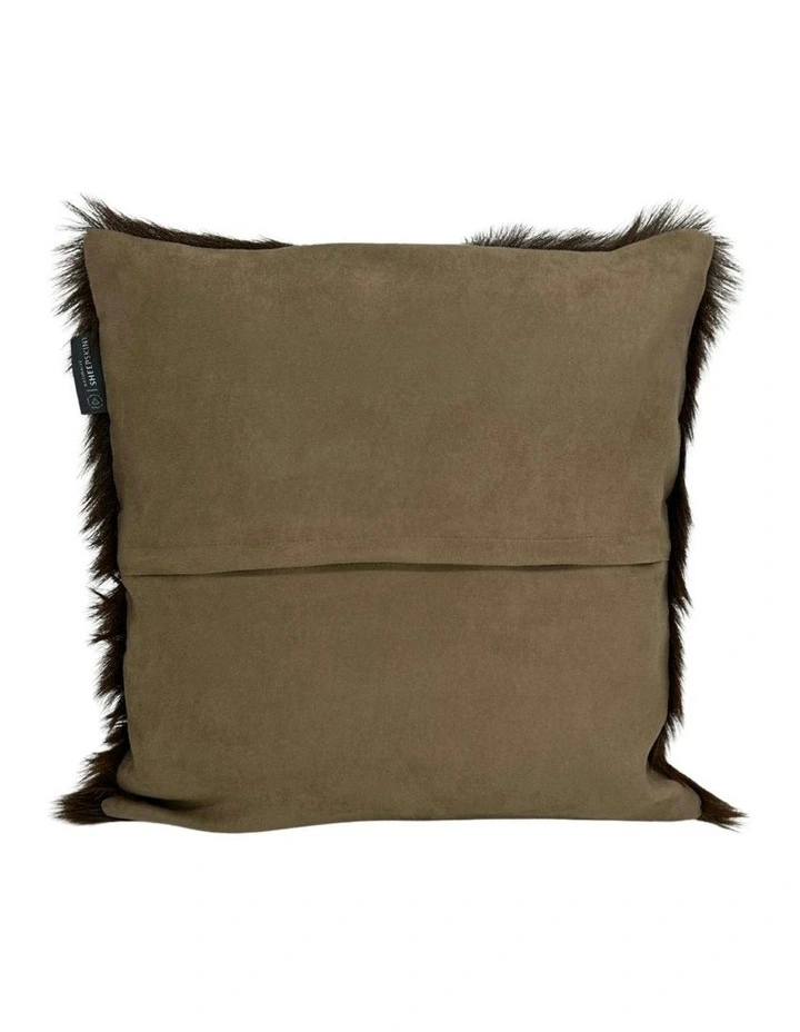 Goat Skin Cushion Cover 40 x 40 cm in Chestnut image 2
