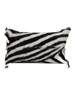 Goat Skin Cushion Cover 30x50cm in Multi