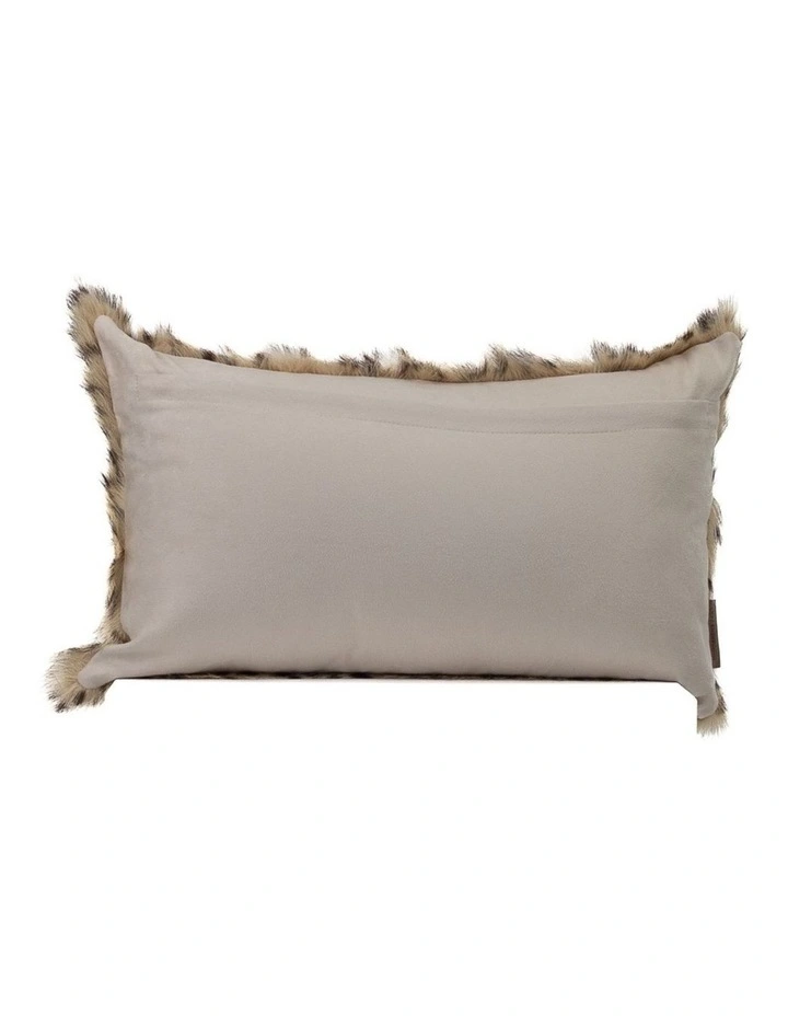 Goat Skin Cushion Cover 30x50cm in Multi image 2