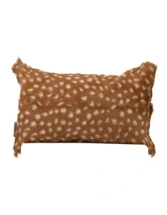 Goat Skin Cushion Cover 30x50cm in Multi