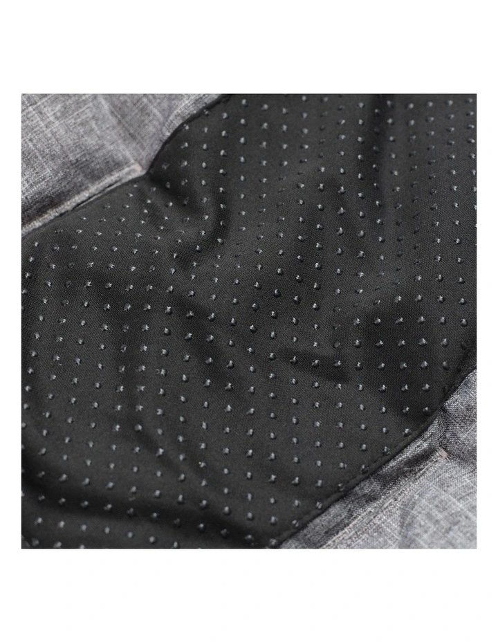 Weatherproof Fleece Footmuff in Linear Grey image 7