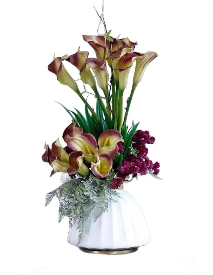 Luxury Elegant Artificial Flowers Arrangement Exclusive Design in Pink image 1