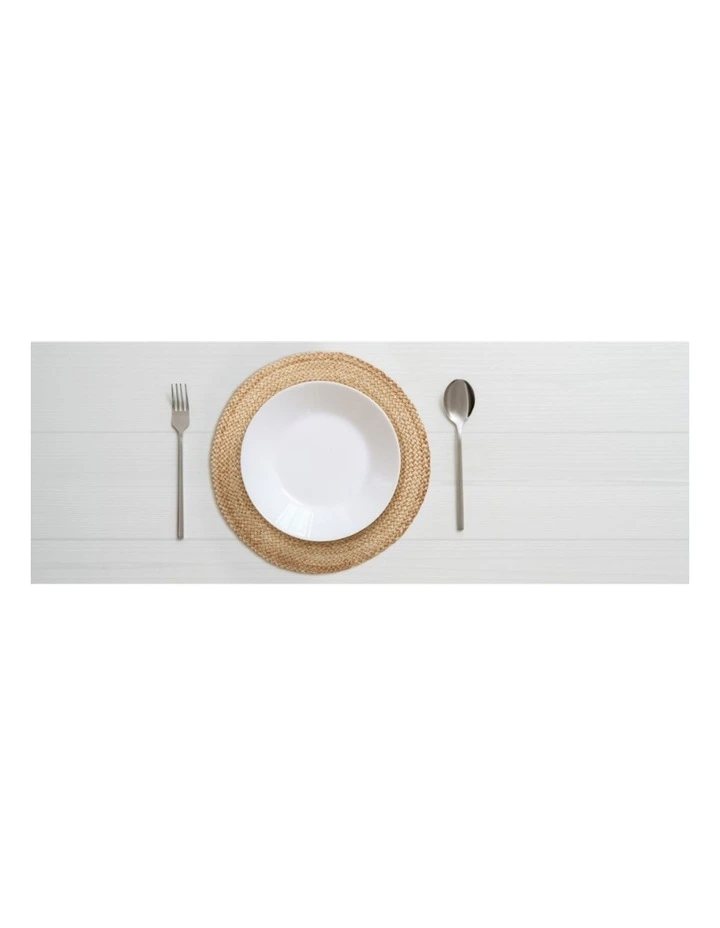 Willow Round Placemat 4 Pack in Natural image 3