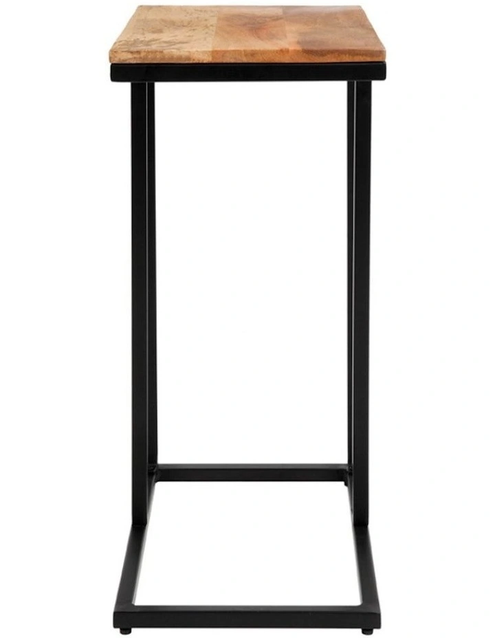 Bhumi C-shaped Side Table in Natural image 4