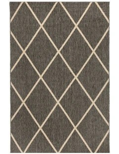 Polypropylene Outdoor Rug in Tucson Grey