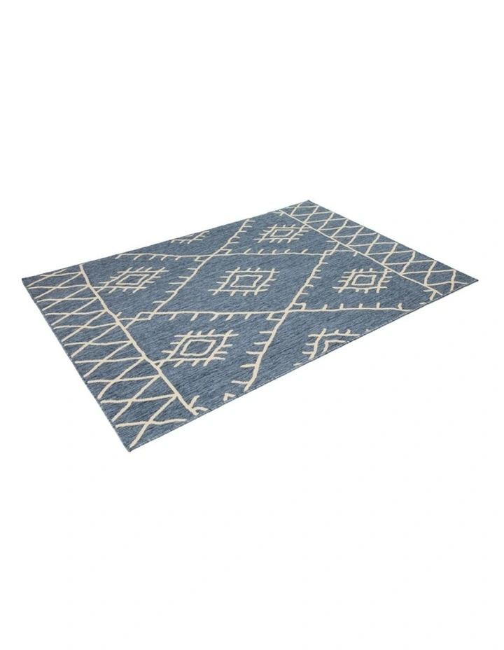 Polypropylene Outdoor Rug in Agatti Blue image 4