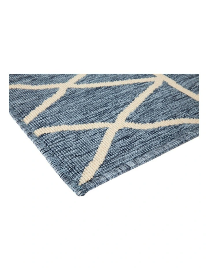 Polypropylene Outdoor Rug in Agatti Blue image 5
