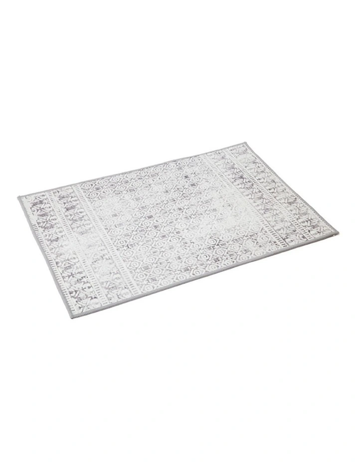 Nonslip Rug in Oran Grey image 2