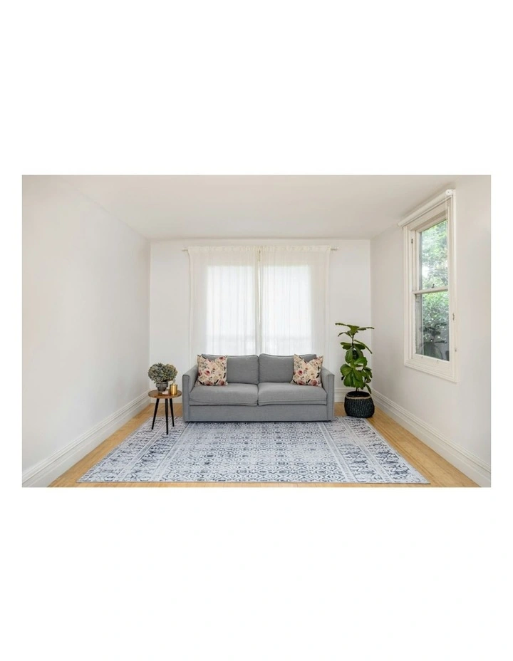 Nonslip Rug in Oran Grey image 4