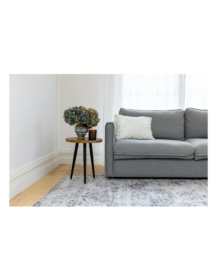 Constantine Distressed Nonslip Rug in Brown image 5