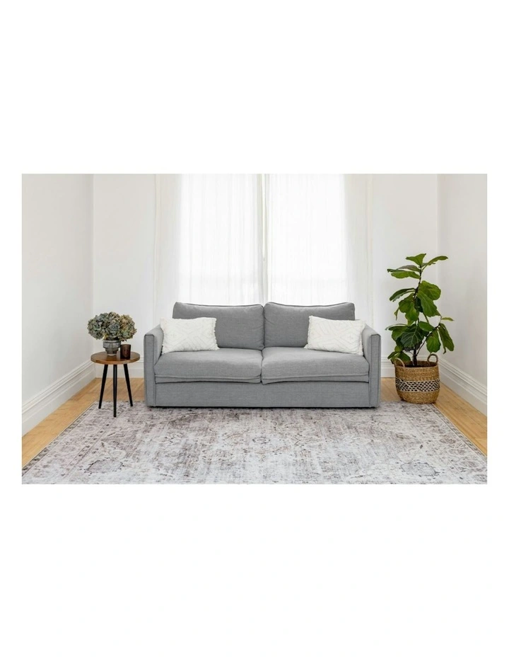 Constantine Distressed Nonslip Rug in Brown image 6