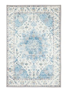 Nonslip Rug in Conrad Blue