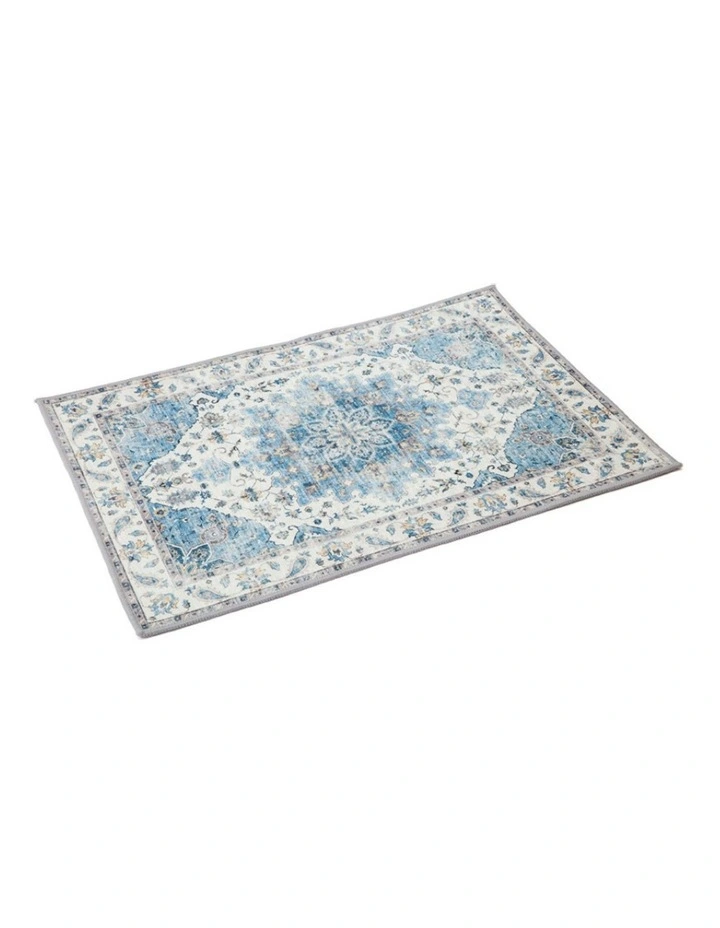Nonslip Rug in Conrad Blue image 2