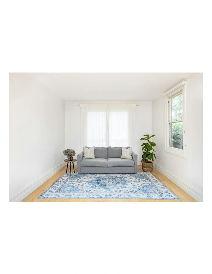 Nonslip Rug in Conrad Blue image 4