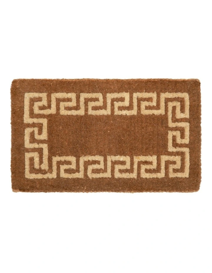 Athens Thick Coir Doormat in Brown image 1