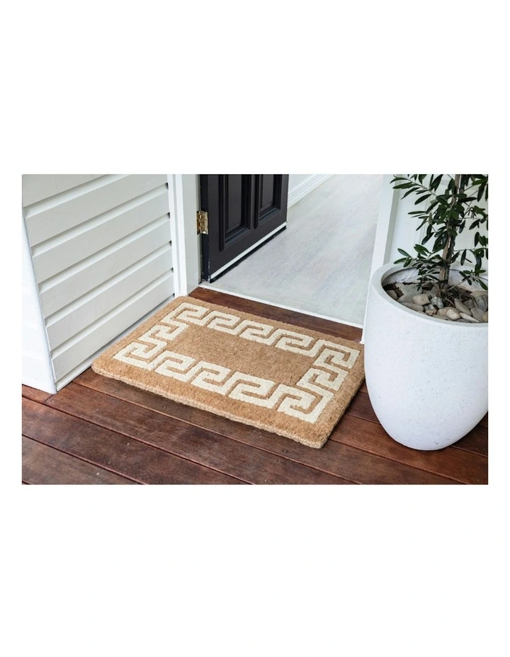 Athens Thick Coir Doormat in Brown image 2