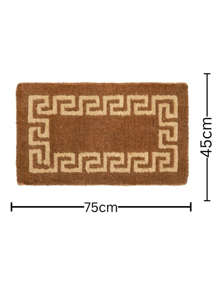 Athens Thick Coir Doormat in Brown image 7