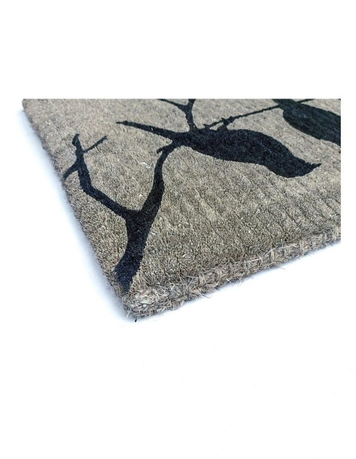 Birds On Branch Doormat in Grey image 3