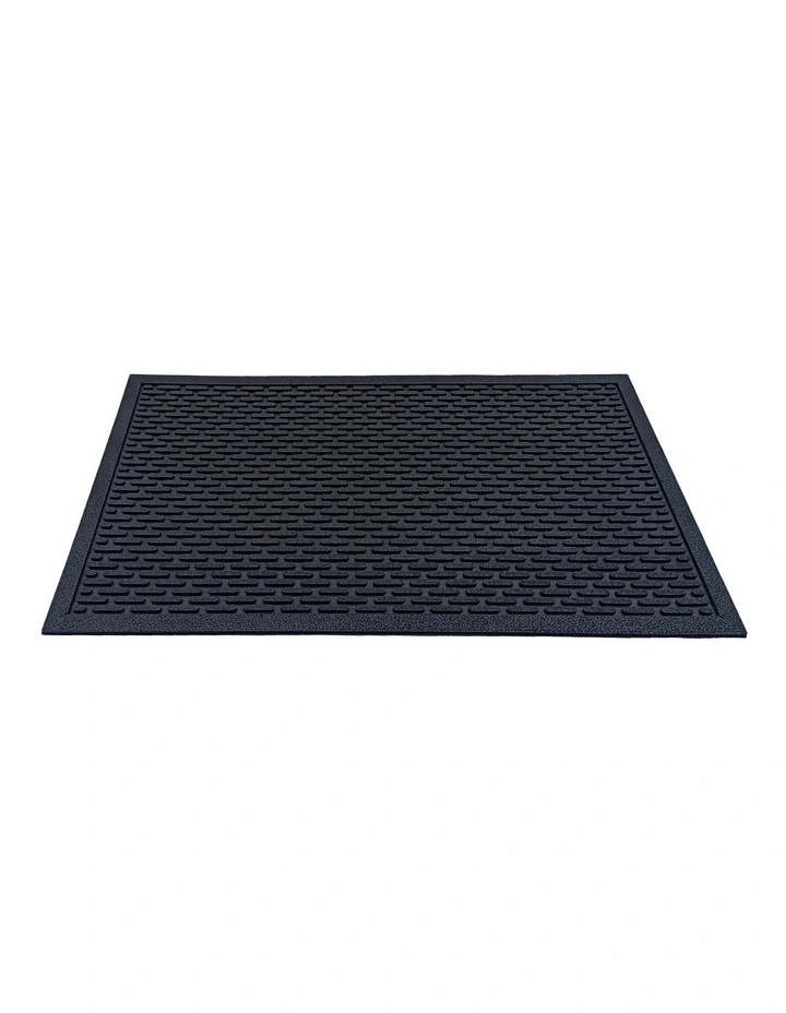 Capsule Rubber Doormat in Black image 2