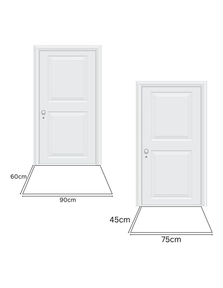 Ghar Thick Doormat in Grey image 6
