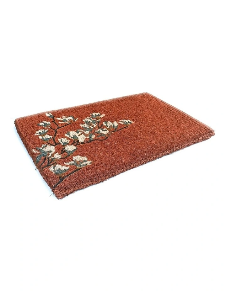 Magnolia Coral Thick Doormat in Brown image 2