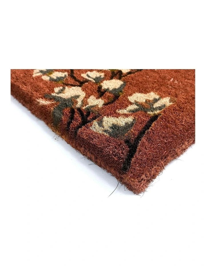 Magnolia Coral Thick Doormat in Brown image 3