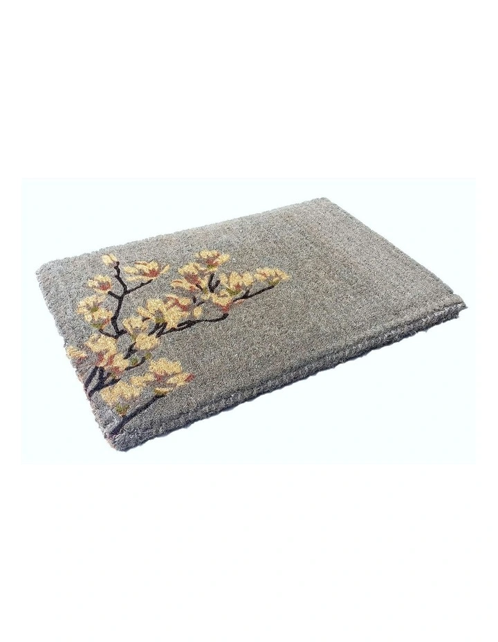 Magnolia Thick Doormat in Grey image 2