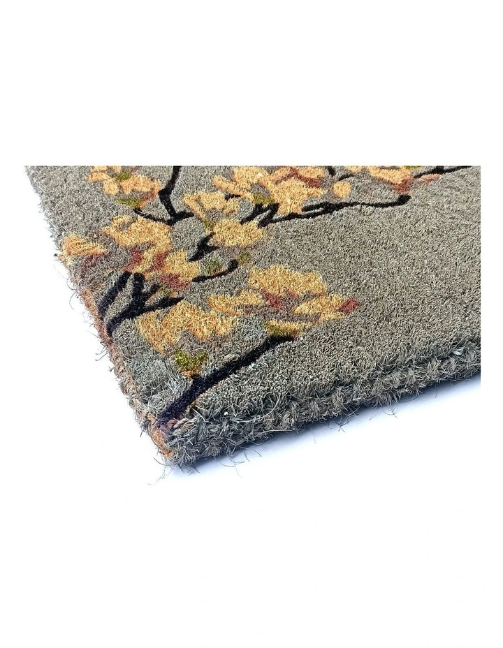 Magnolia Thick Doormat in Grey image 3