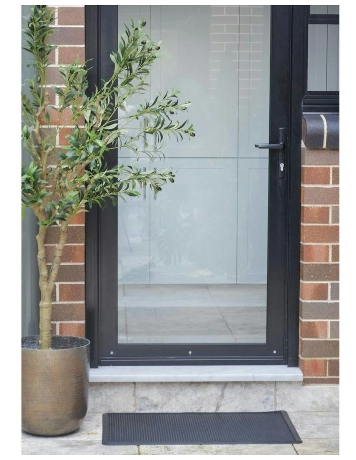 Rubber Pin Doormat in Black image 4