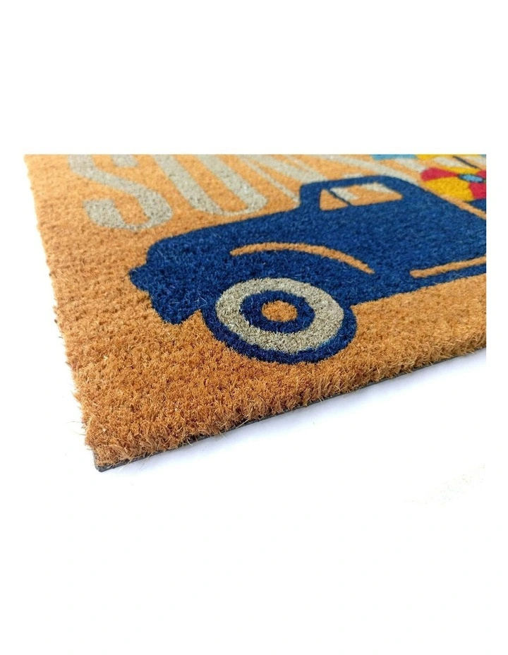 Sunshine Pvc Backed Doormat in Brown image 3