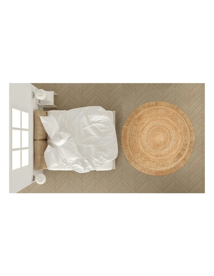 Magnolia Round Jute Rug in Brown image 4
