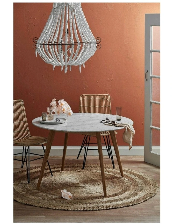 Magnolia Round Jute Rug in Brown image 6