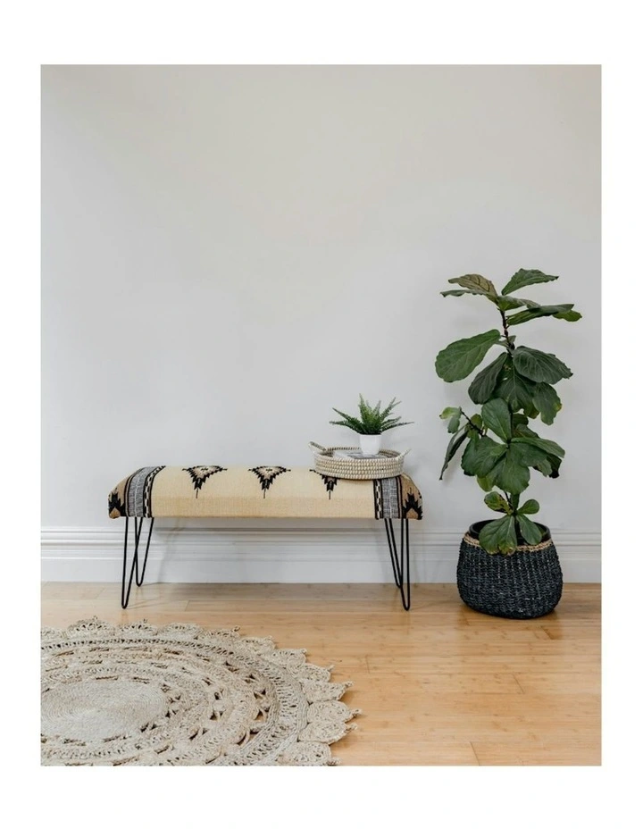 Mimosa Round Jute Rug in Brown image 5