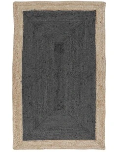 Phoenix Deep Jute Rug in Grey