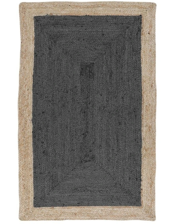 Phoenix Deep Jute Rug in Grey image 1