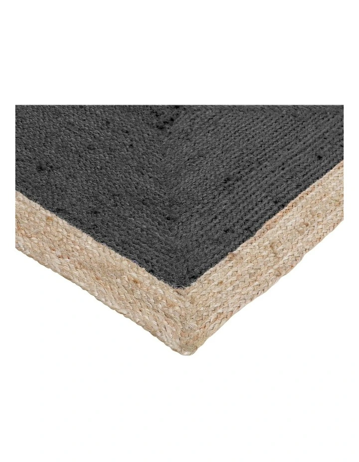 Phoenix Deep Jute Rug in Grey image 5